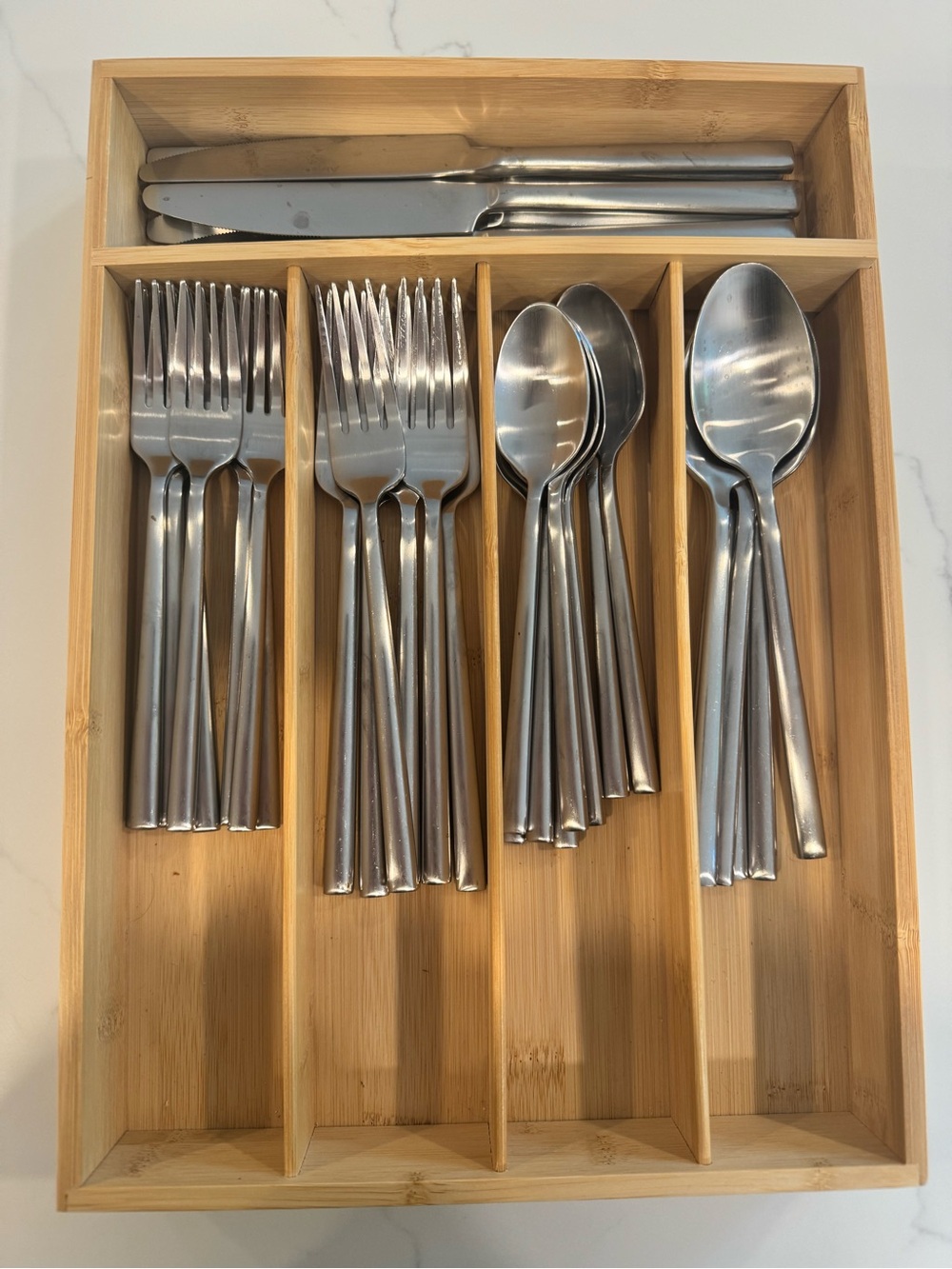 Alata Potter 32-Piece Forged Stainless Steel Flatware Set – Service for 8